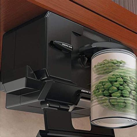 can opener stainless steel mounted under cabinet|electric can opener under cabinet.